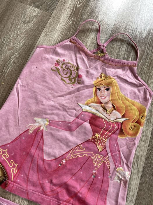 Piżama komplet różowy disney aurora bielizna do spania dziecięca