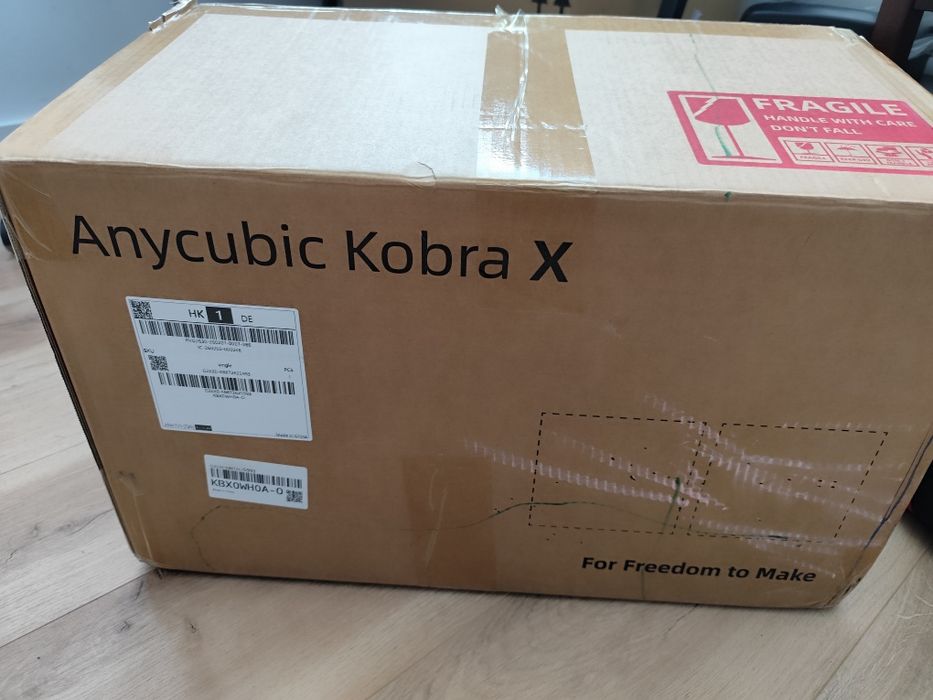 Drukarka 3d Anycubic Kobra X - przy odbiorze osobistym dodatkowo dysza 0,25