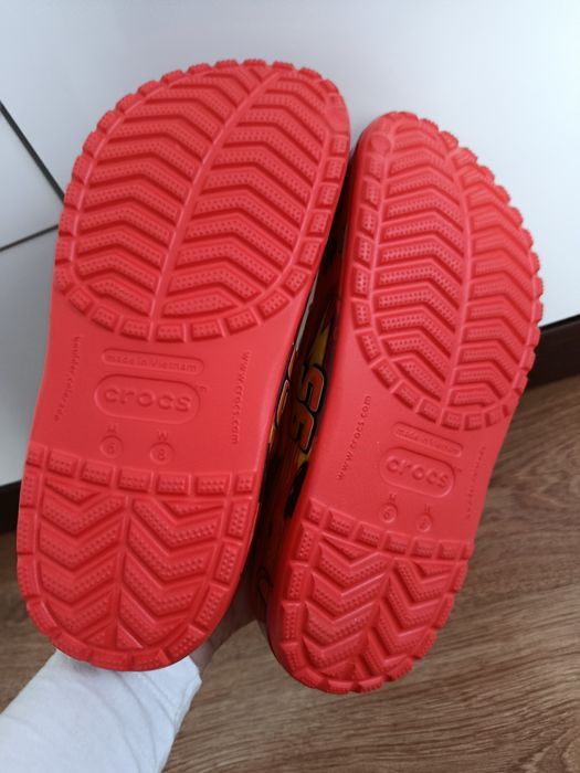 Buty McQueen czerwone crocs