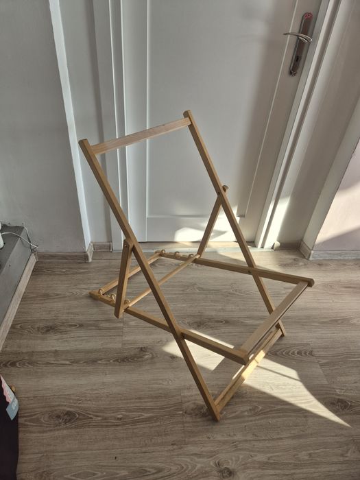 Leżak  konstrukcja drewniany 9 szt.