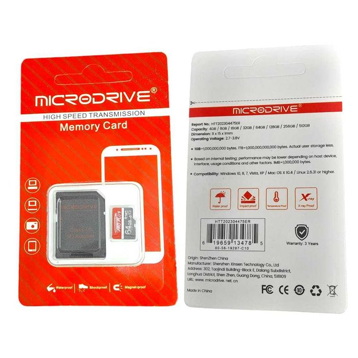 Cartão de Memória 3.0 64GB