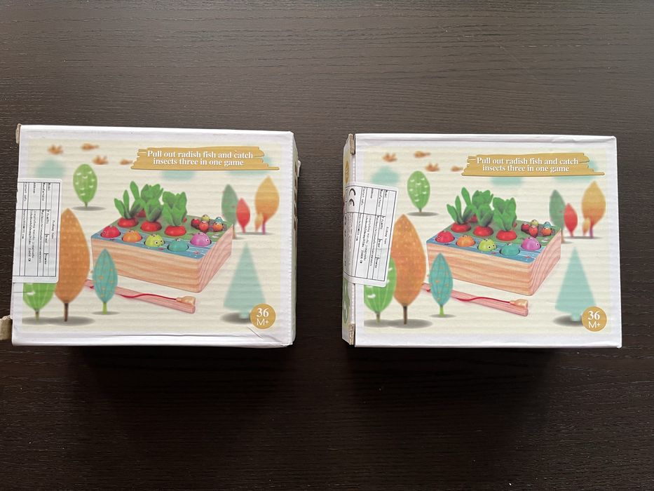 Gra w łowienie drewniana