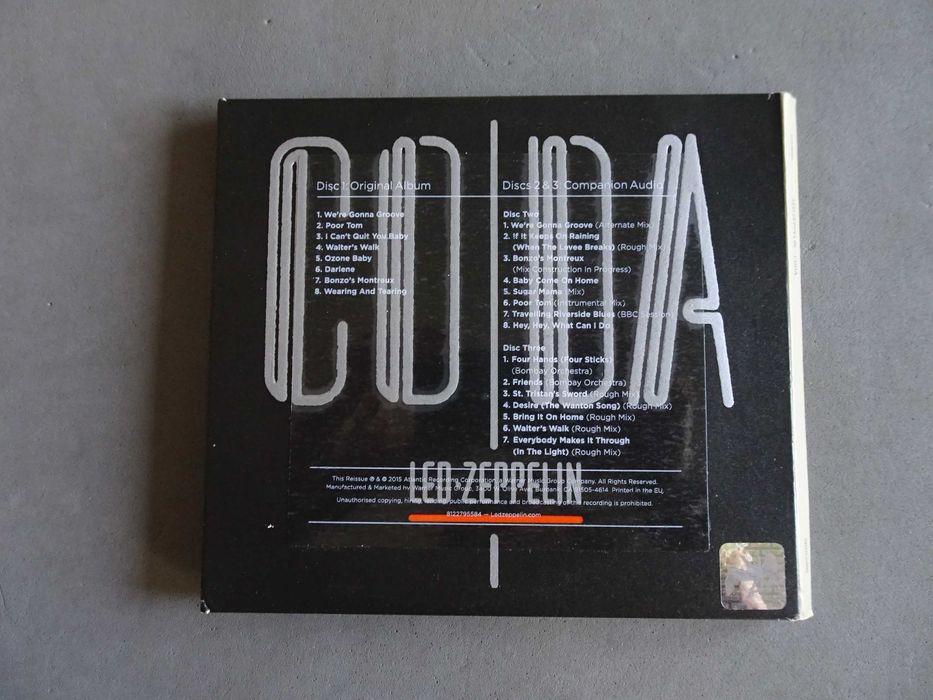 CD - Led Zeppelin - Coda