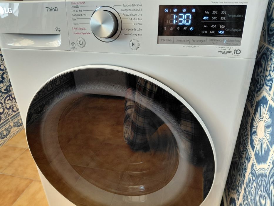 Máq Lavar LG 9 kg  ThinQ   IA