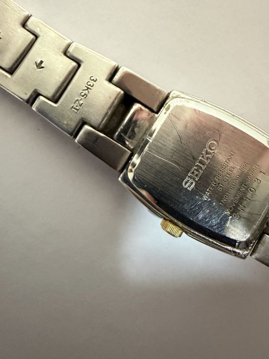 Seiko 1N01-0DA0 relógio quartzo analógico 21mm