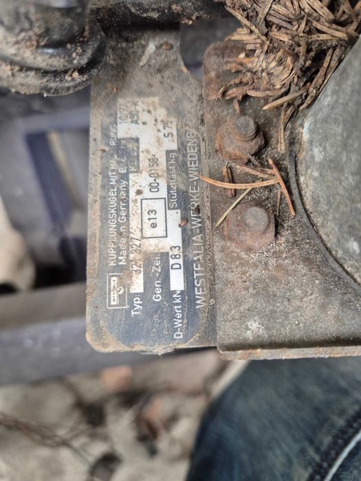 Hak holowniczy VW Westfalia komplecie 3 szt. Czytaj Opis