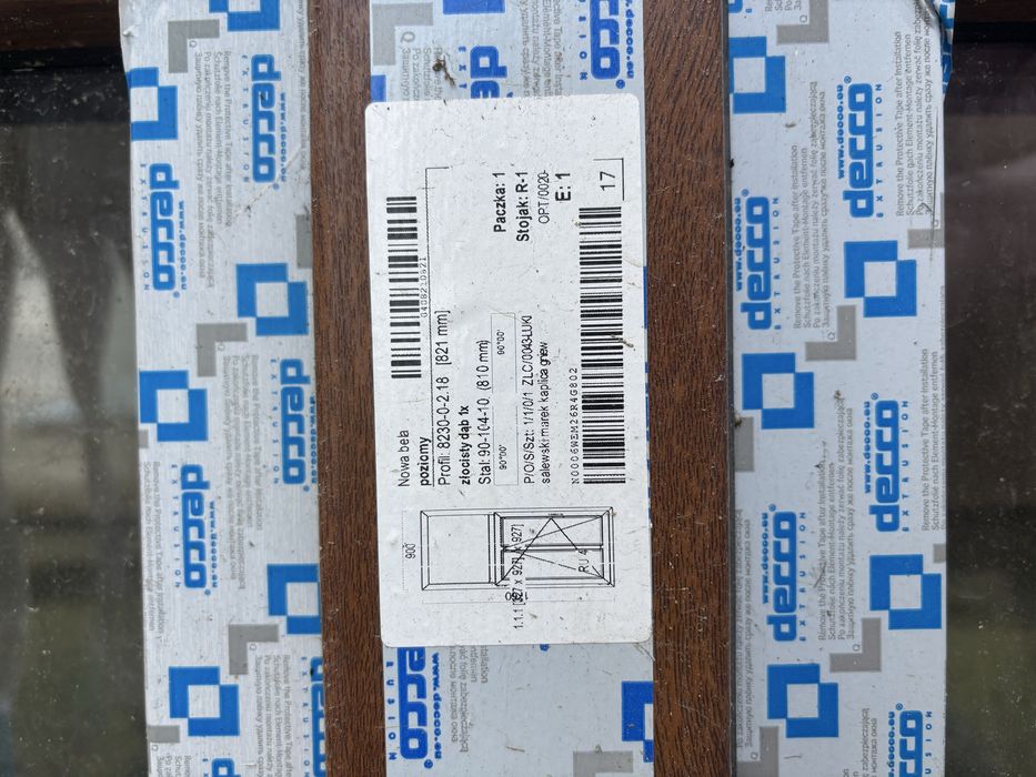 2 nowe okna łukowe, plastikowe