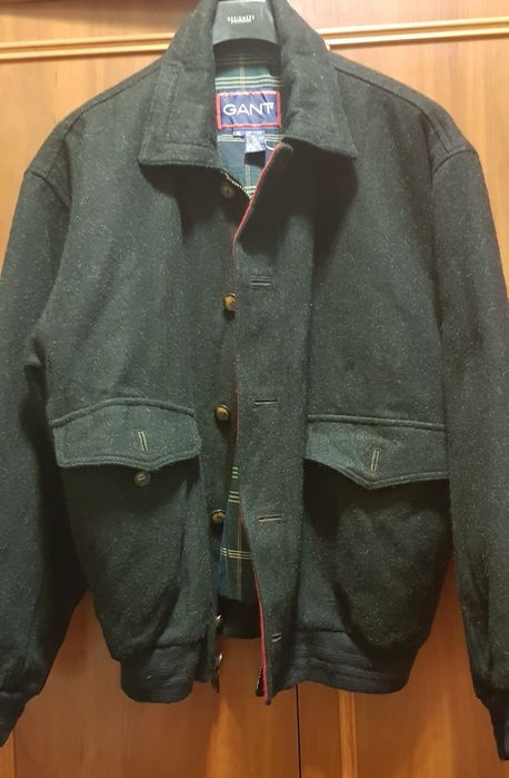 Бомбер GANT шерсть L-XL