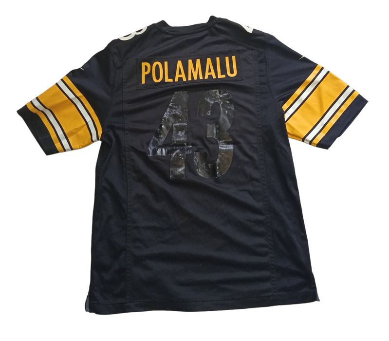 NFL Pittsburgh Steelers Troy Polamalu 43 Jersey Nike Джерси футболка
