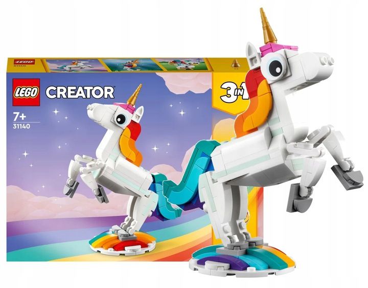 Lego Klocki Creator 31140 Magiczny Jednorożec