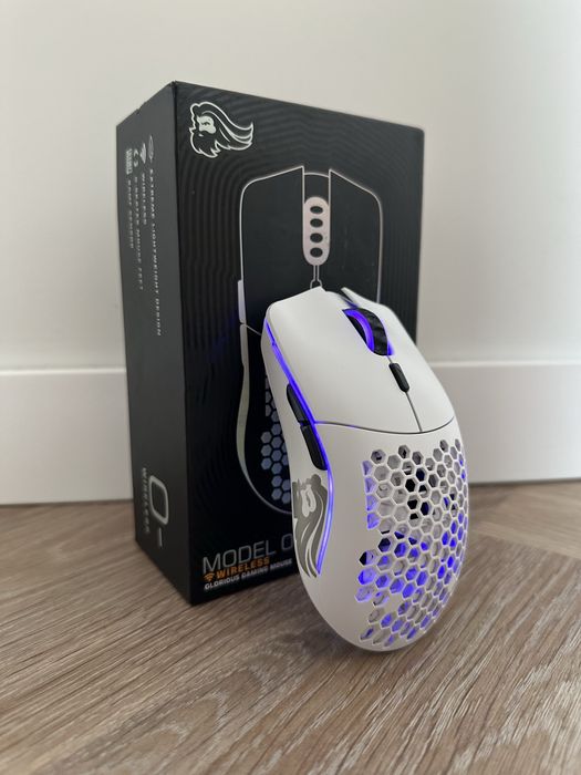 Myszka gamingowa Glorious Model O- Wireless – White