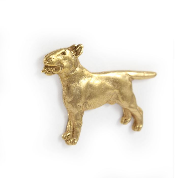 Bulterier pin pozłocony Art-Dog