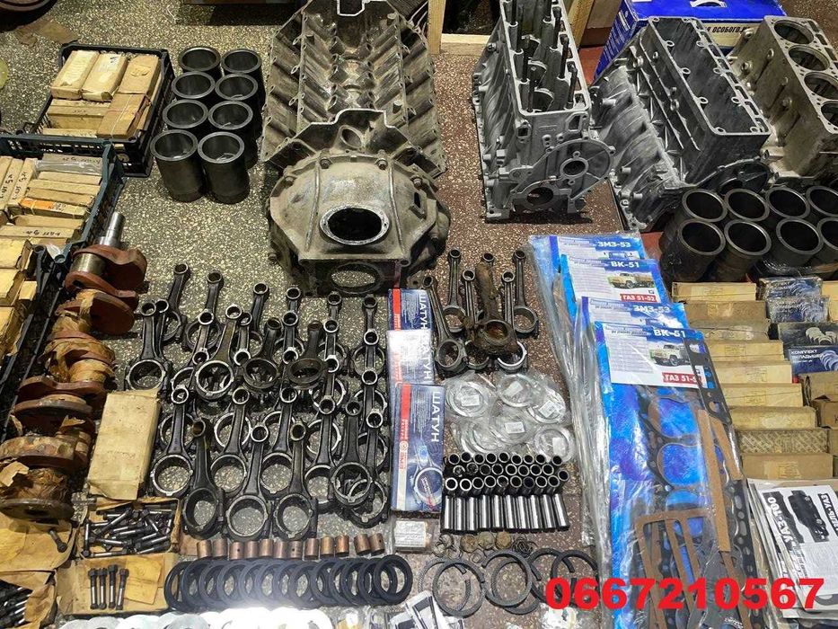 Шатуни, поршневі групи Газ 21, Газ 24, Газ 51 Газ 52, Газ 53, Уаз