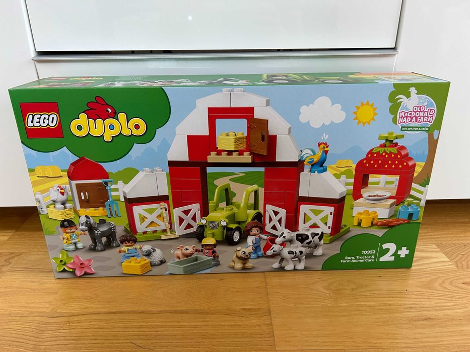 NOWE LEGO 10952 Duplo - Stodoła, traktor i zwierzęta gospodarskie (Łączany/Oświęcim)