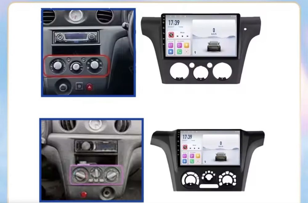 Магнітола Android 9 дюймів Mitsubishi Outlander 2001 - 2008