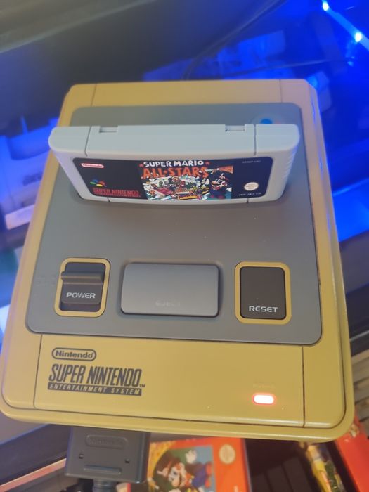 Super nintendo comando e 3 jogos