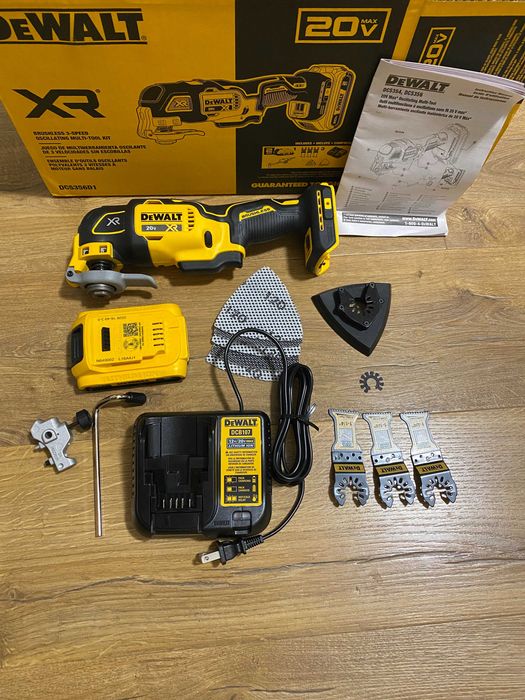DEWALT DCS356D1 Реноватор Мультитул Oscillating Multi-Tool XR 20V Brushless Новий made in Mexico