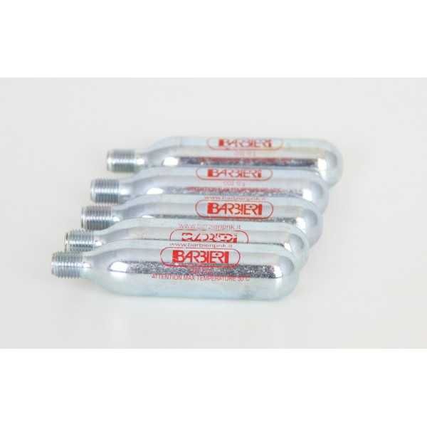 Naboje CO2 Barbieri zestaw 5 sztuk