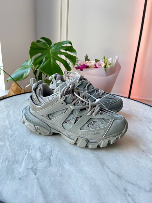 Balenciaga Track 3.0 Gray Premium • Кросівки Баленсіага Трек (сірі)