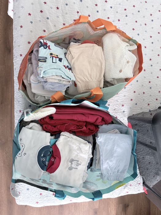 Lote de roupa bebe menino 0-12 meses