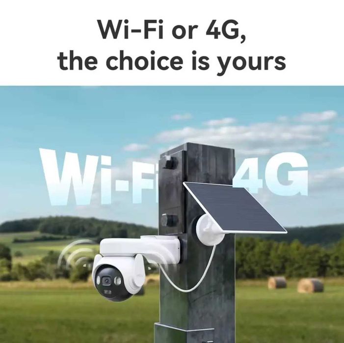 Камера IMOU AOV PRO 5MP: Бездротова 4G/Wi-Fi + Сонячна панель