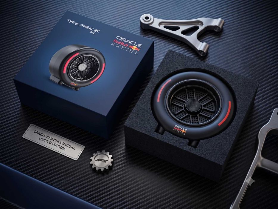 Red Bull Racing RB-SK310 Wheel Edition (у формі колеса) - Party Speaker Tyres — Бездротова колонка Formula 1 Edition