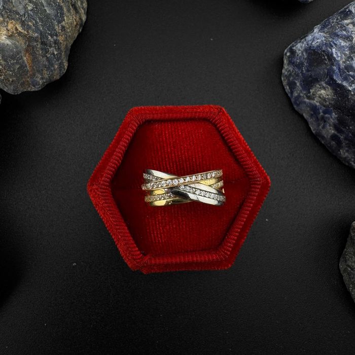 Elegancki Złoty Pierścionek NOWY 585 3.17g rozmiar 14 (J)