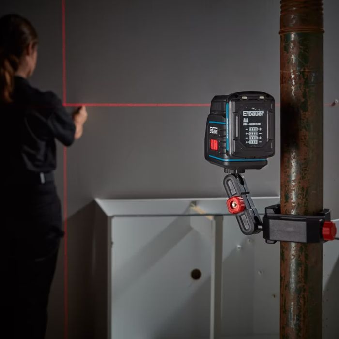 Laser krzyżowy Erbauer 360° 20m