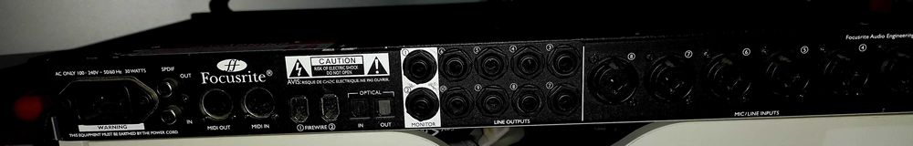 Áudio Interface - Focusrite Saffire Pro 40