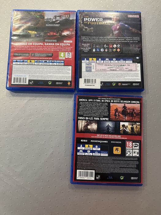 Jogos ps4 em estado novo