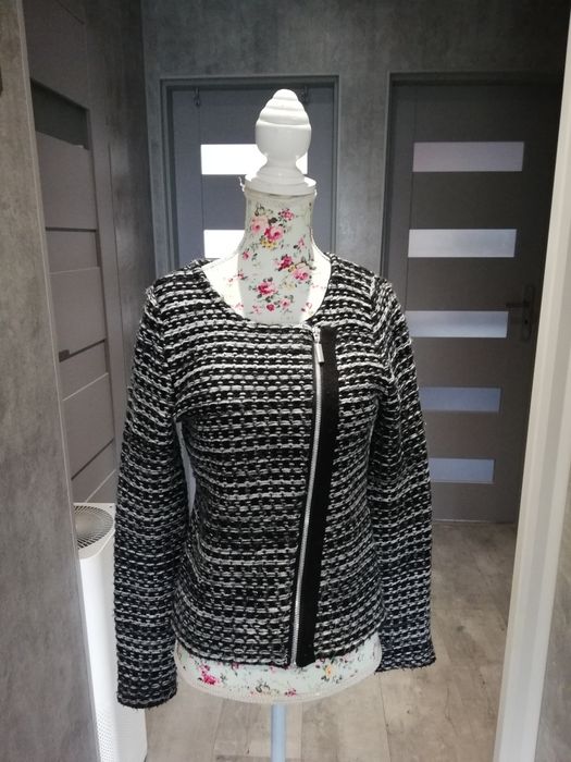 Kardigan S 36 Camaieu sweter zapinany jak ramoneska