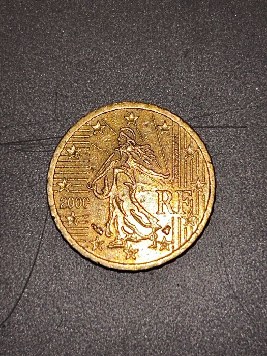 Moneta 10 euro cent 2000 roku