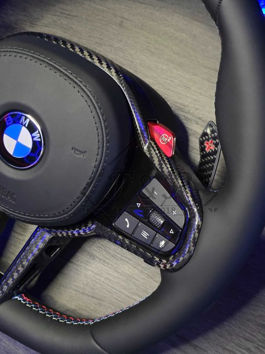Volante M Perfomance Carbono Real BMW - Com Airbag