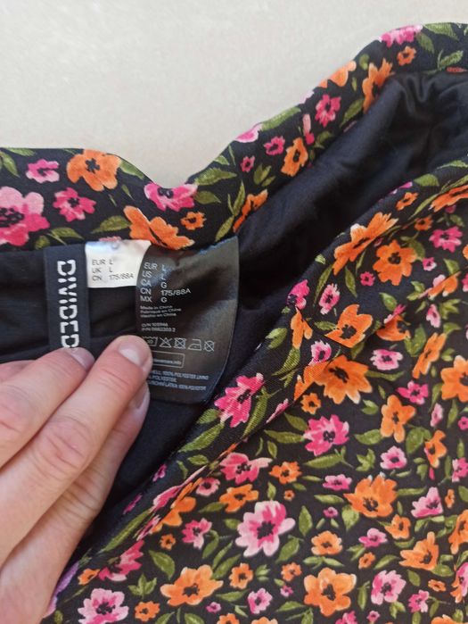 Spódnica hm rozmiar L kwiaty