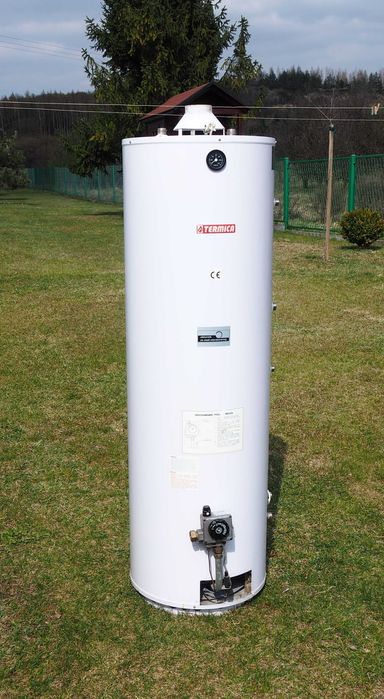 Podgrzewacz gazowy Termica PWS 150 bojler,150 L gazowy stojący z wężownicą