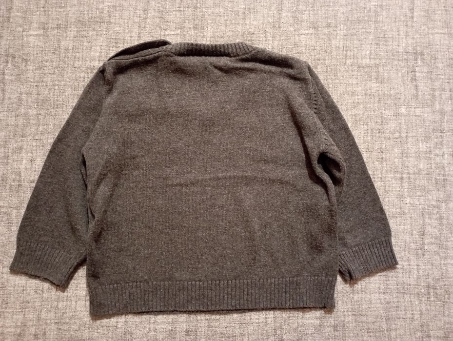 Sweterek chłopięcy niemowlęcy rozm 80cm(12mies)BabyBlue