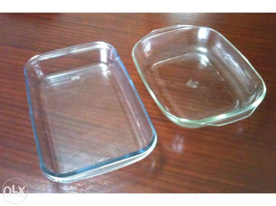 Travessas de pirex