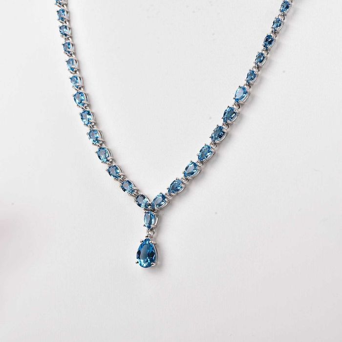 Colar Prata - Topázio - Certificado