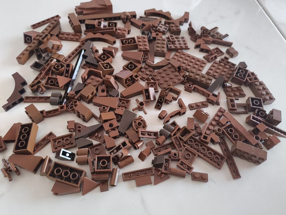 LEGO peças original cor castanho