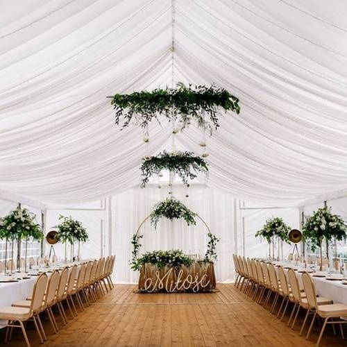 Wynajem hali namiotowej, namiot cateringowy, stoły, krzesła