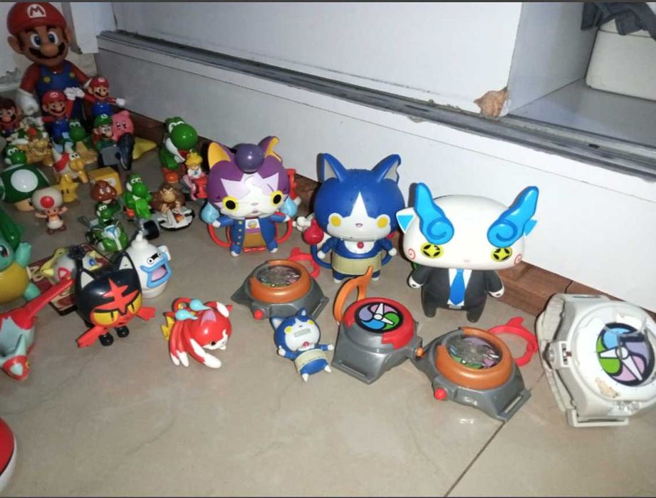 brinquedos pokémon, Mário, yokai watch