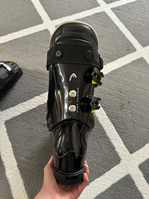 Buty narciarskie męskie czarne limonkowe Head