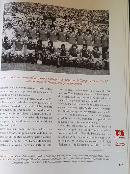 Livro de Ouro SL Benfica