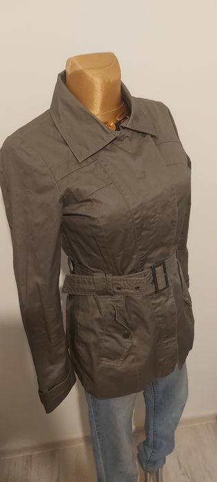 Kurtka krótki trencz płaszczyk z paskiem 100% Bawełna Vero Moda jeans