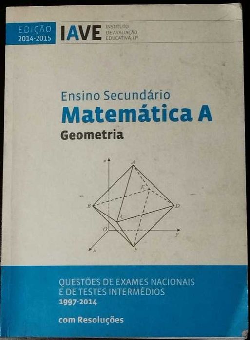 Livro de geometria de Matemática A