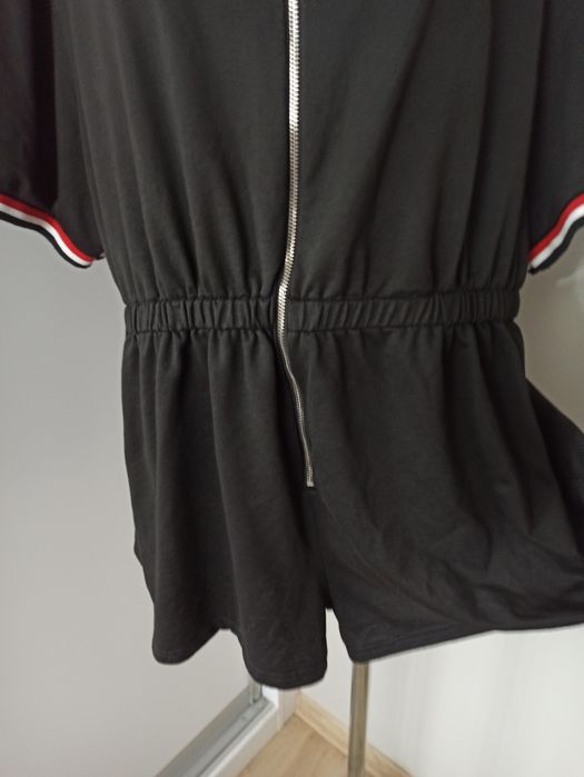 Czarny bawełniany letni kombinezon Shein rozm. 4XL