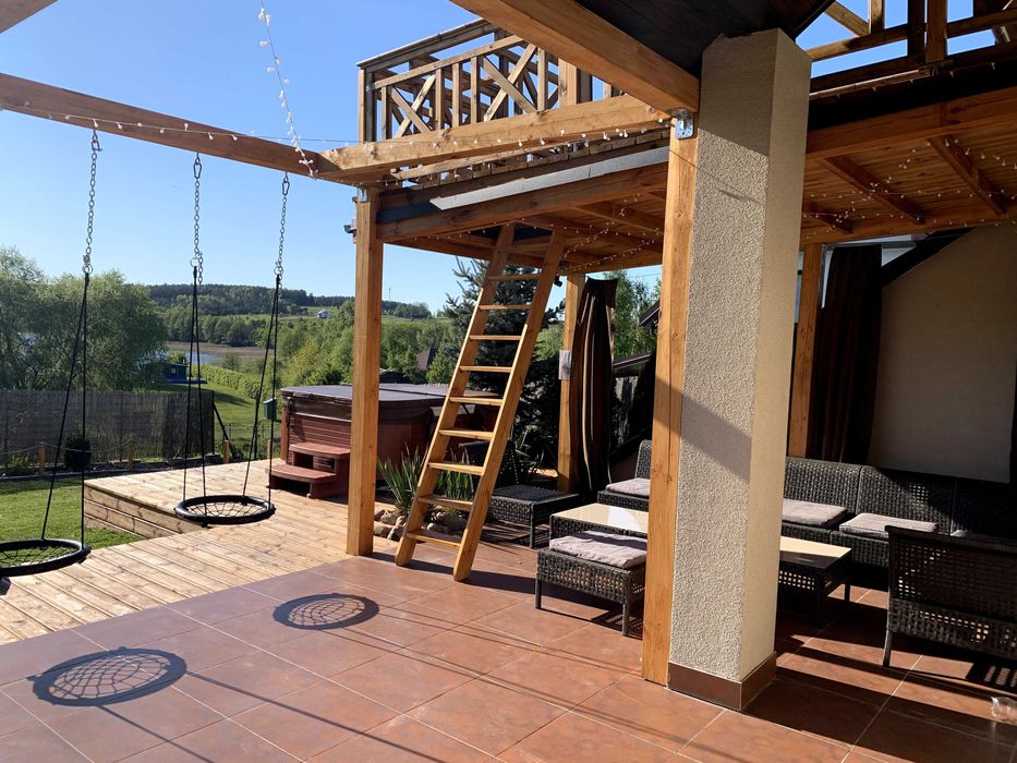 Dom HABIBISPA dla GRUP , 5 sypialni , JACUZZI , SAUNA , jezioro