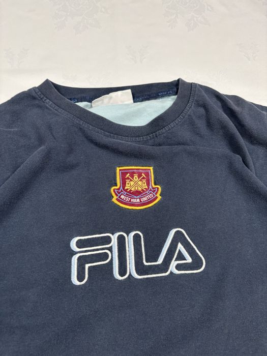 Koszulka Fila West Ham United Vintage pilkarska