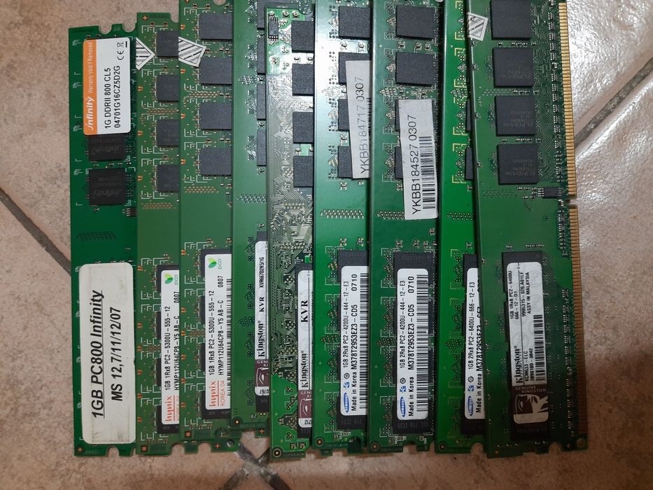 RAM DDR,DDR2,DDR3 256mb,512mb,1gb,2gb,4gb