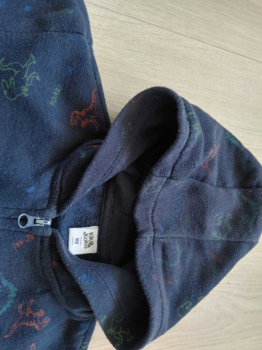 Bluza z kapturem 122 dinozaury